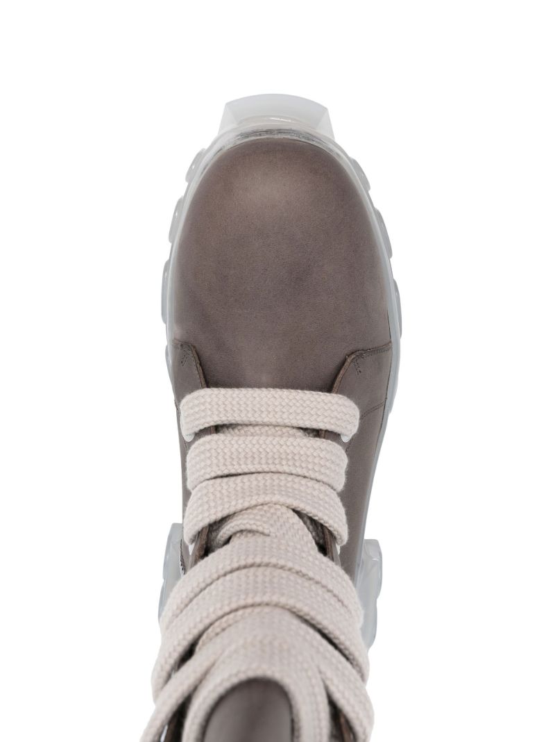 Brown Bozo Lace-up Leather Boots