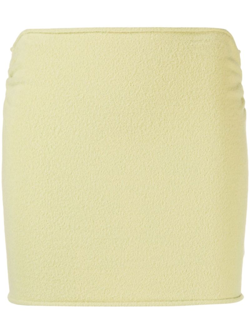 Green Sweet Knit Mini Skirt
