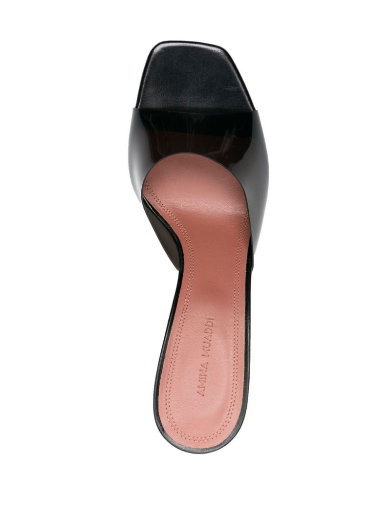 Black Lupita Glass 70 Mules