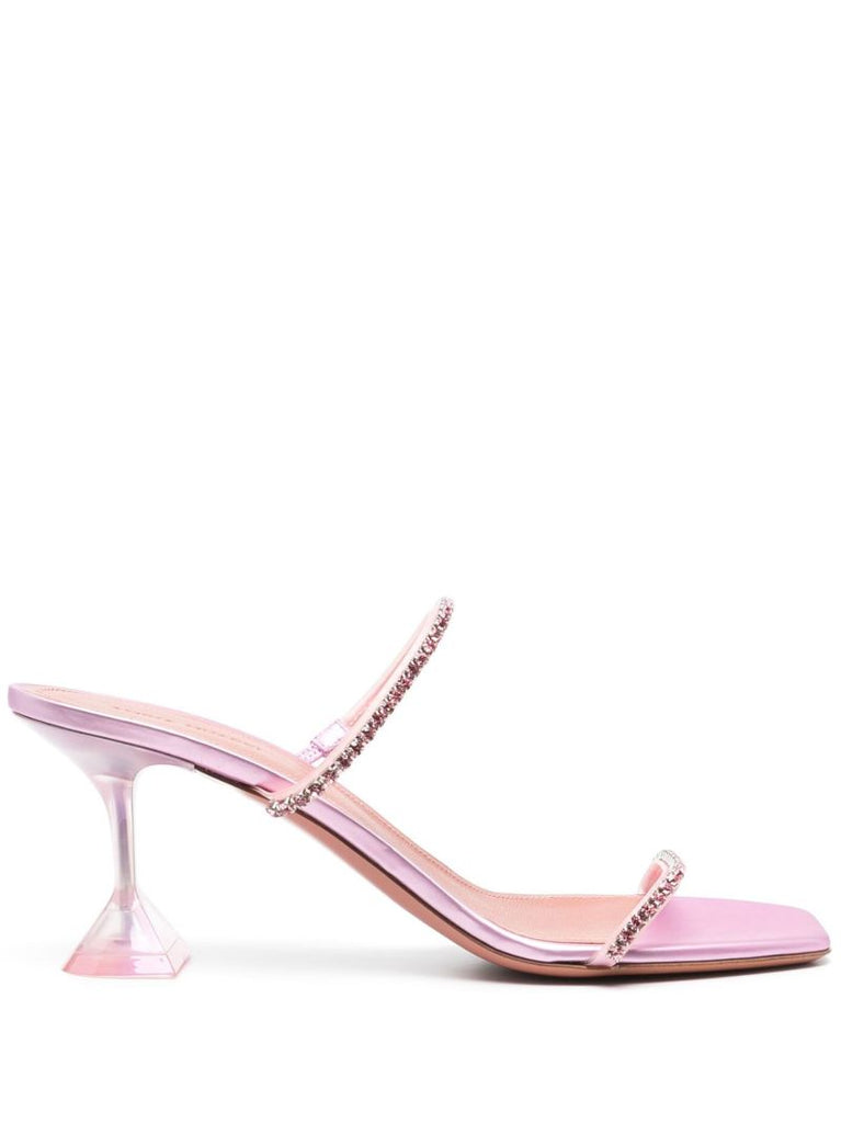 Pink Gilda Glass Slip 70 Sandals