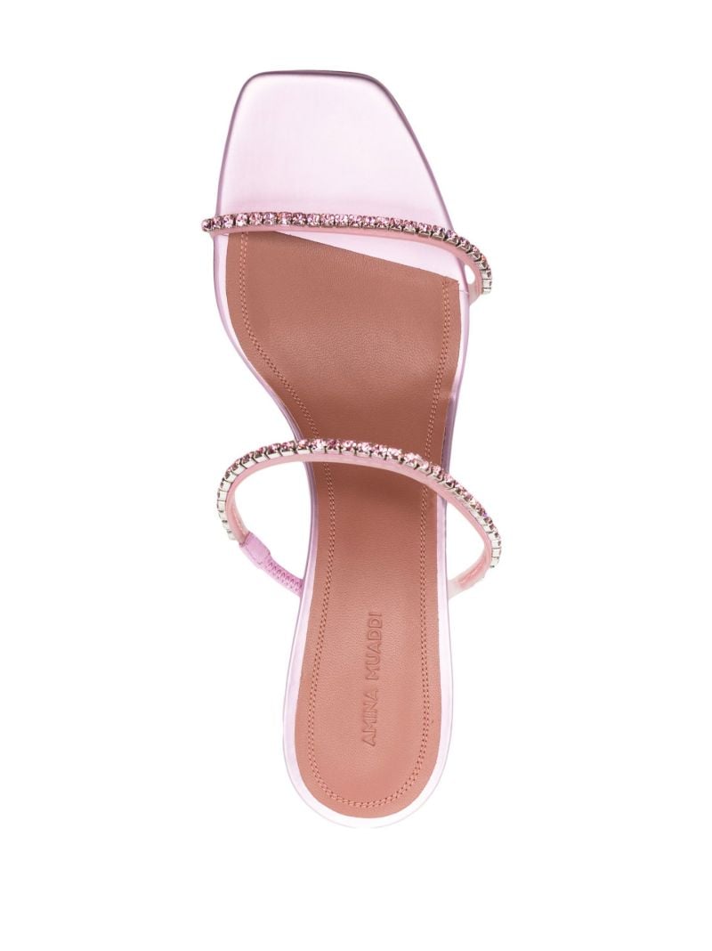 Pink Gilda Glass Slip 70 Sandals