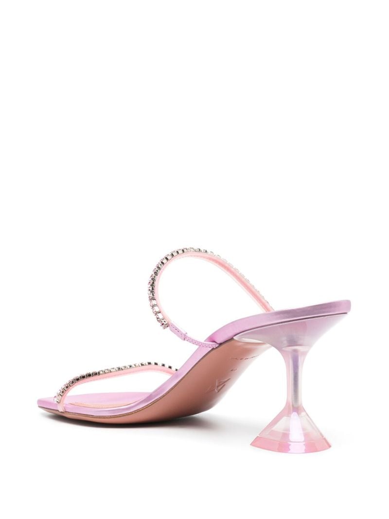 Pink Gilda Glass Slip 70 Sandals