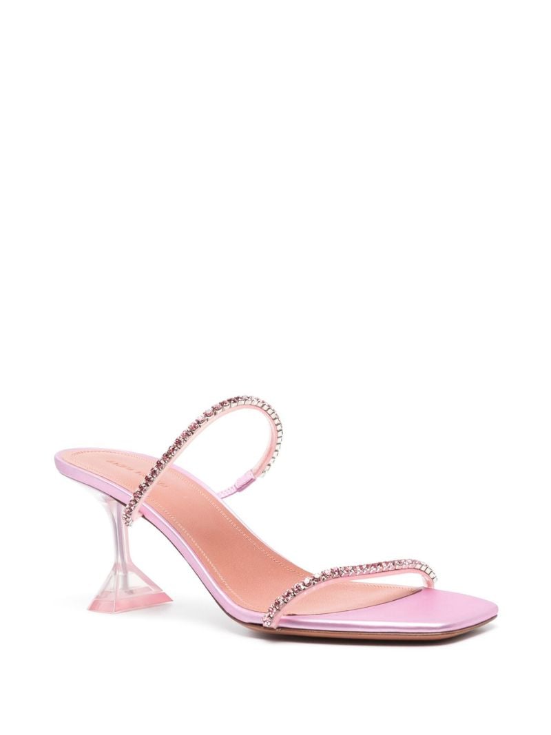 Pink Gilda Glass Slip 70 Sandals