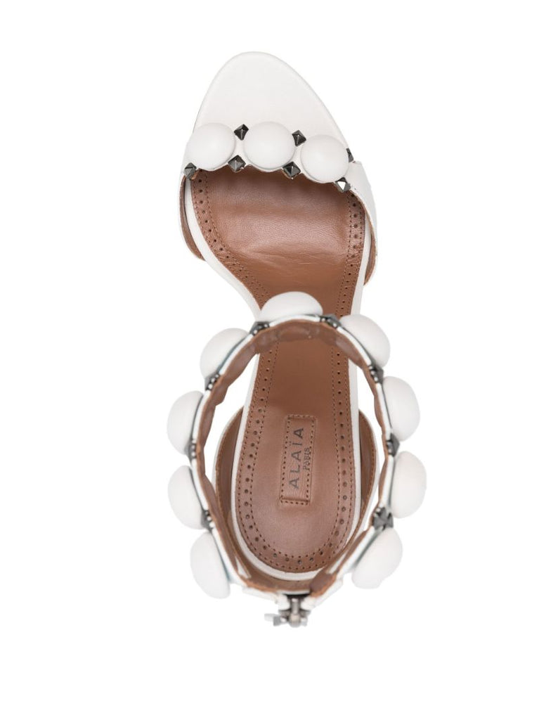 White La Bombe 90 Sandals