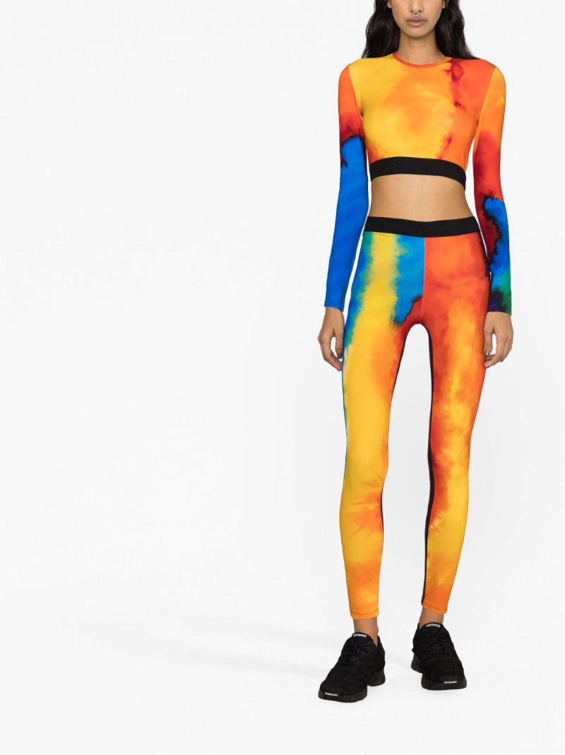 Orange Bodyline Crop Top