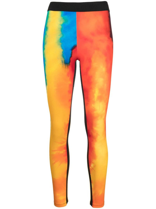 Orange Bodyline Leggings