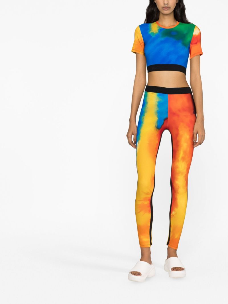 Orange Bodyline Leggings