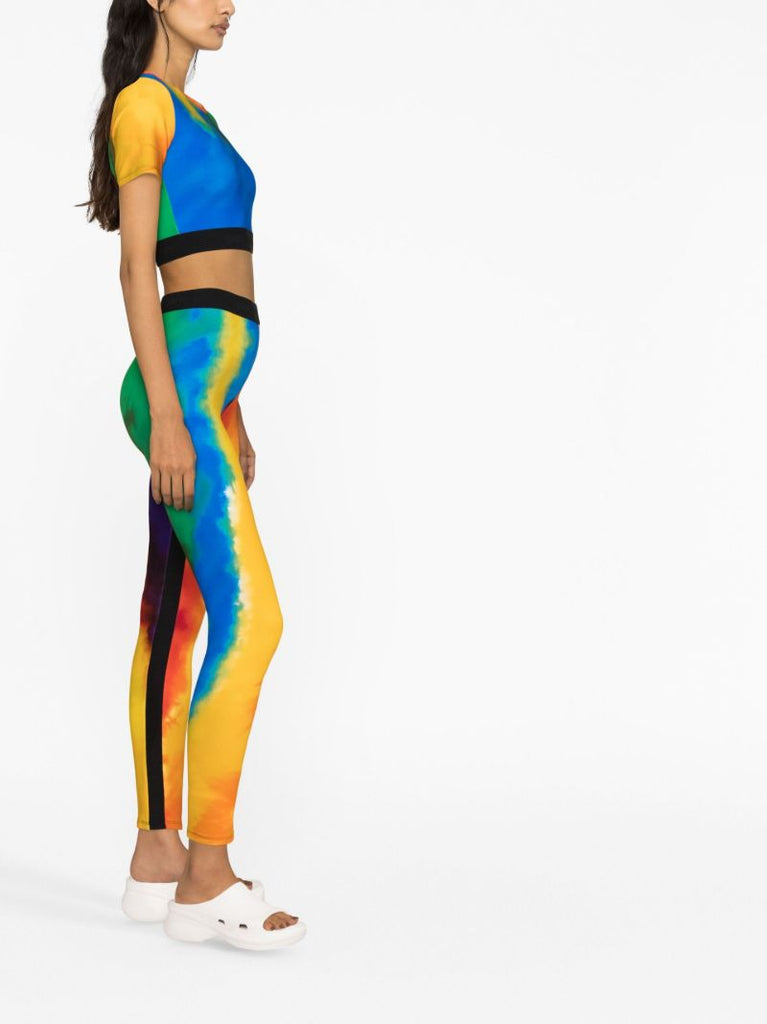 Orange Bodyline Leggings
