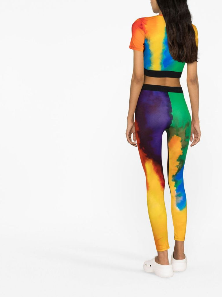Orange Bodyline Leggings