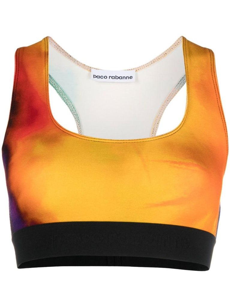 Orange Bodyline Sports Bra