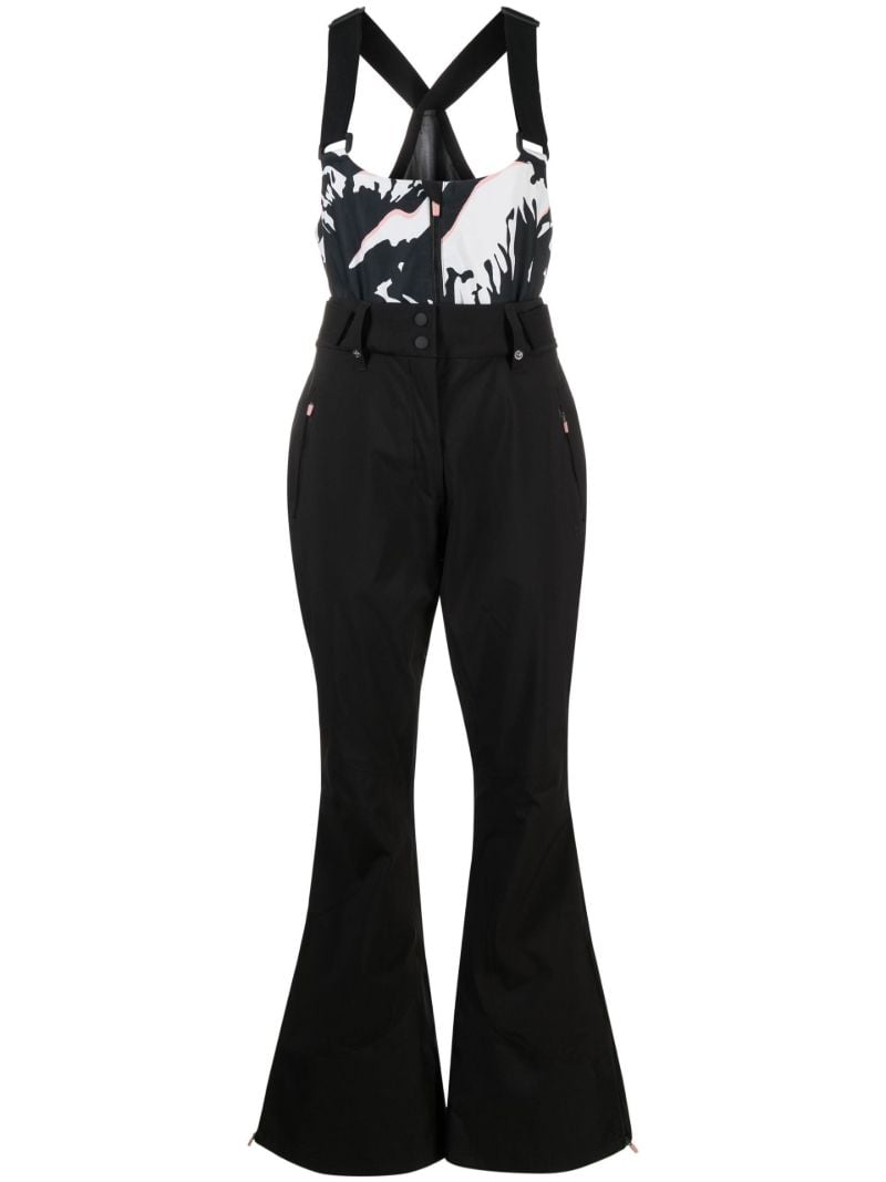 Black Pro Light Performance Ski Salopettes