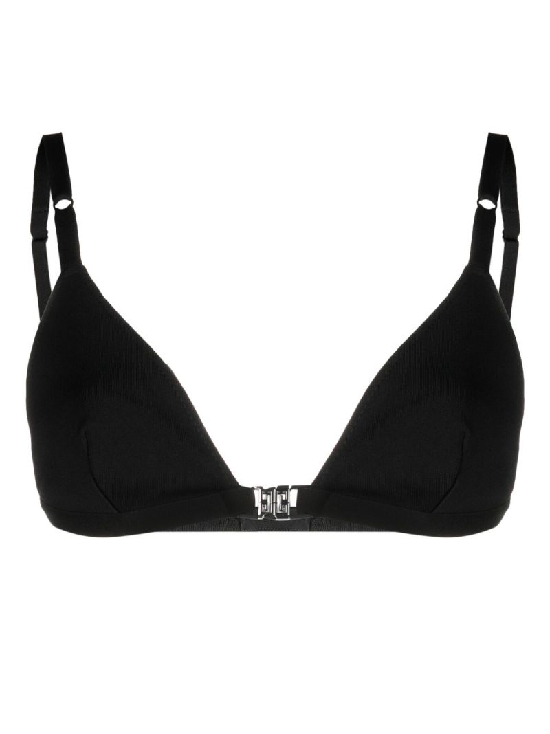 Black 4g Knitted Bra