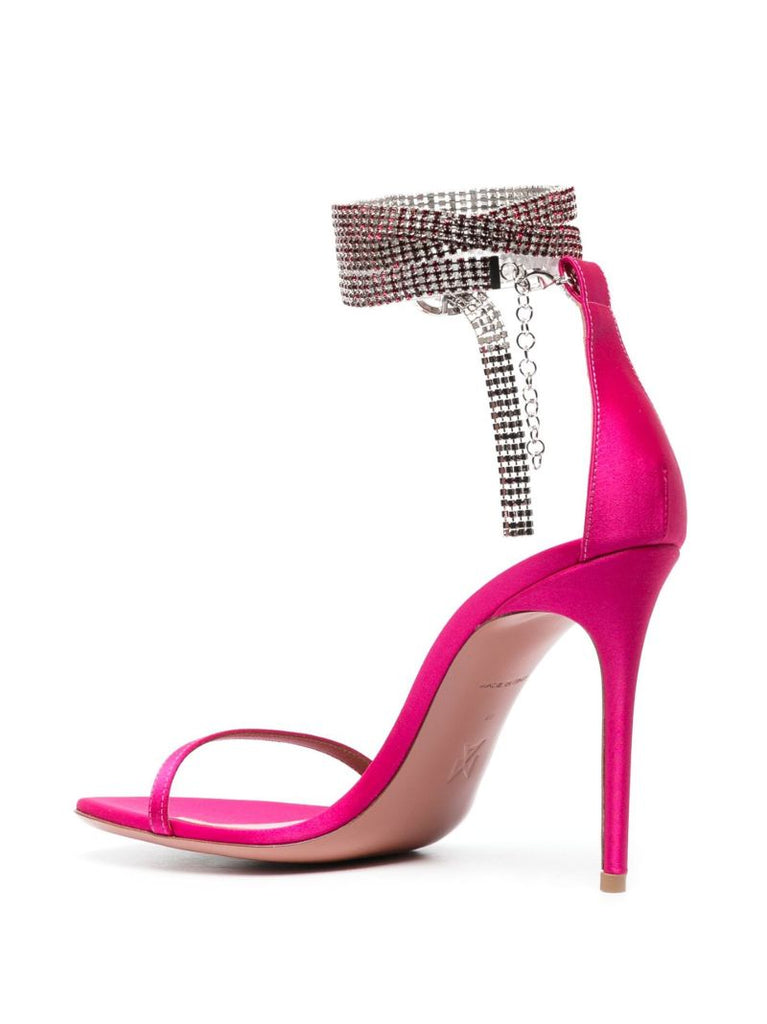 Pink Giorgia 95 Crystal Sandals