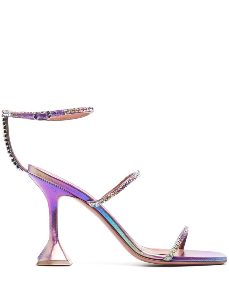 Rainbow Gilda 95 Crystal Leather Sandals