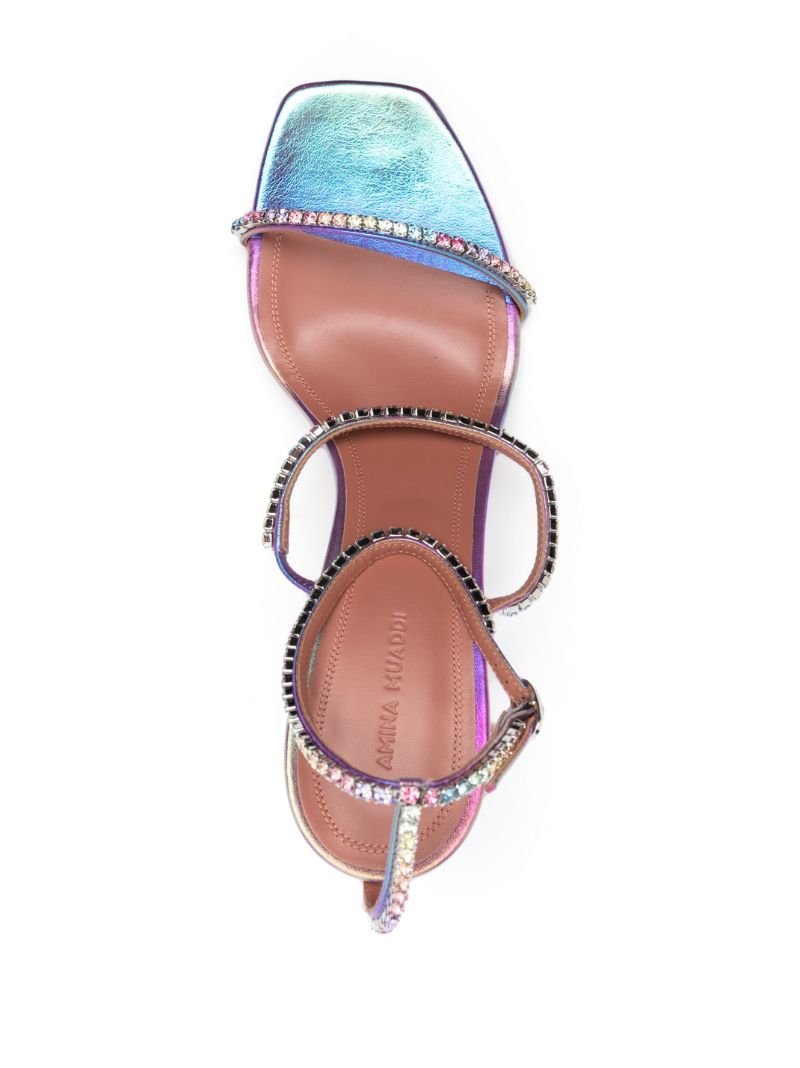 Rainbow Gilda 95 Crystal Leather Sandals