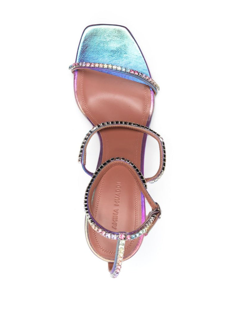 Rainbow Gilda 95 Crystal Leather Sandals