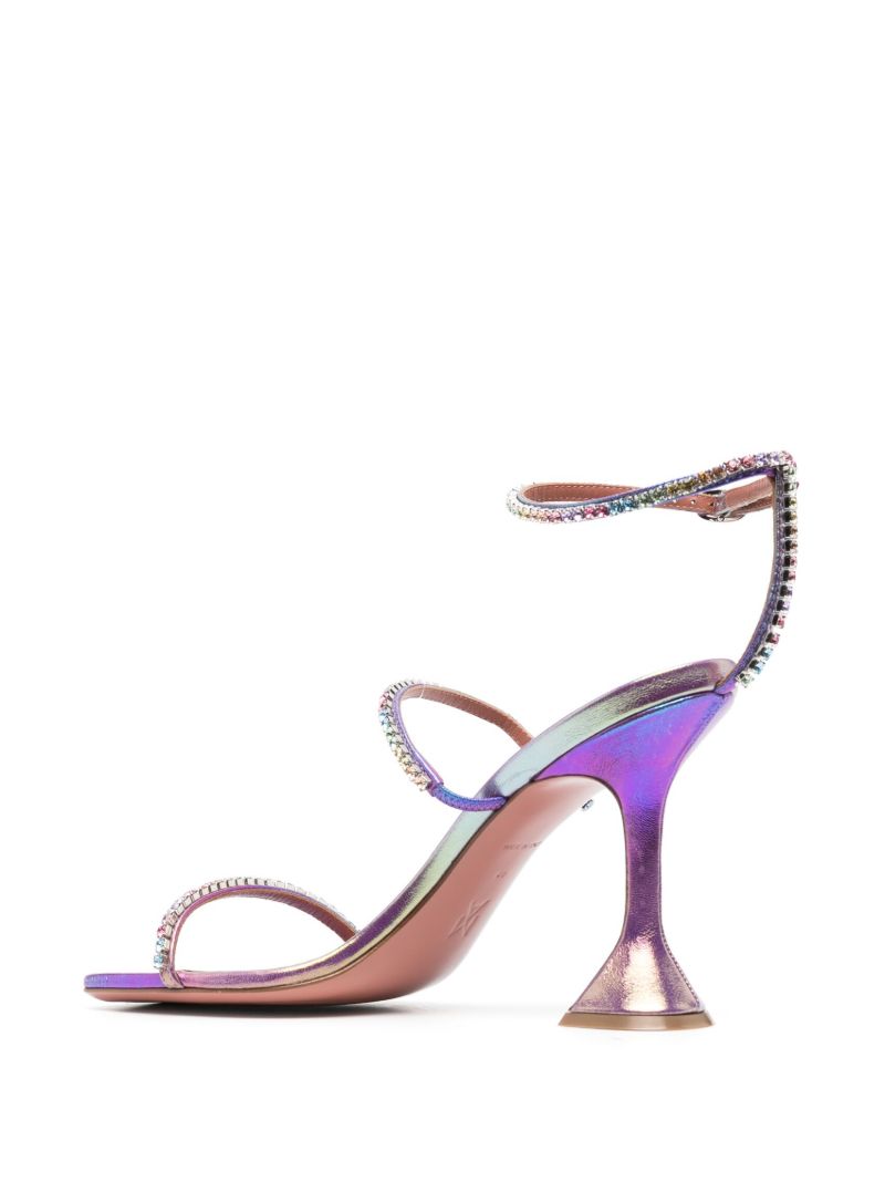 Rainbow Gilda 95 Crystal Leather Sandals