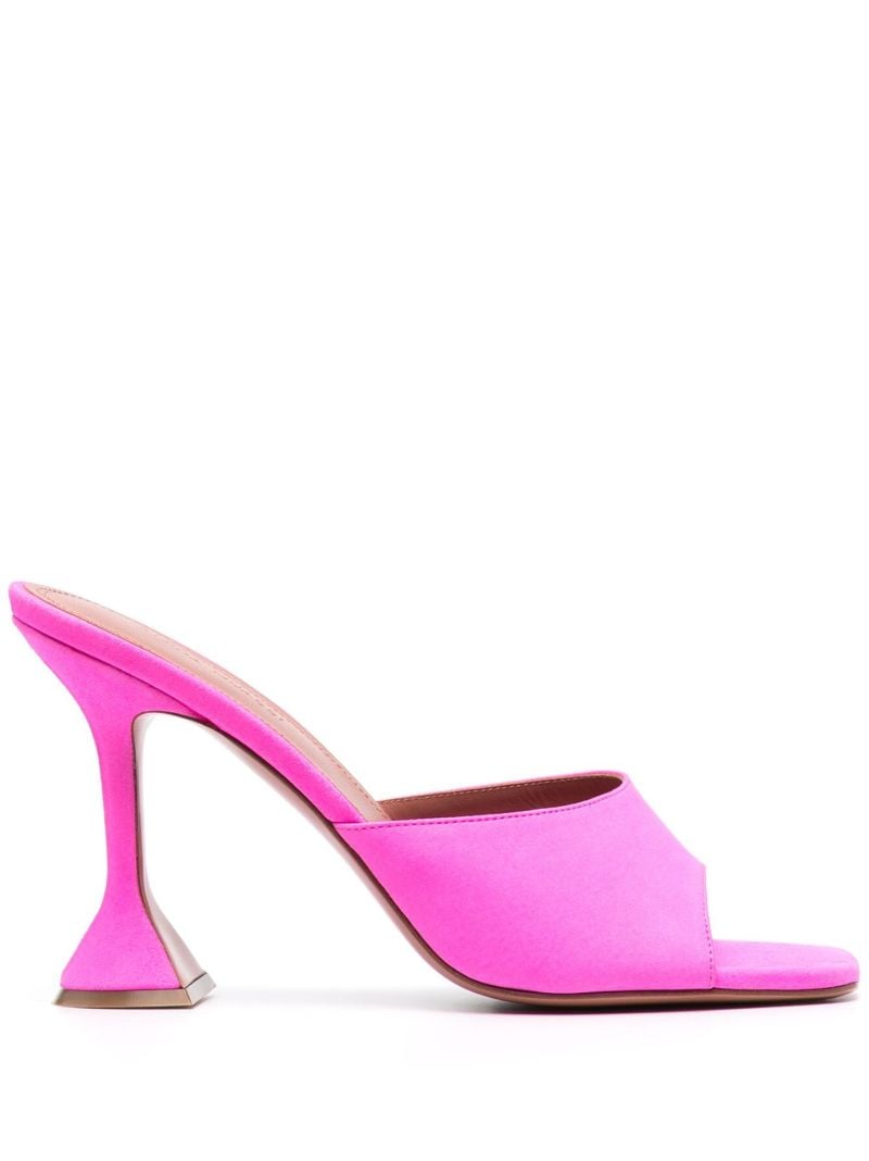 Pink Lupita 95 Suede Mules
