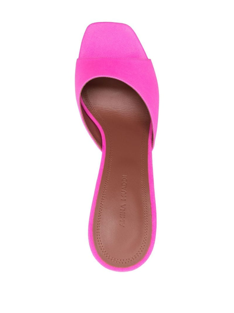 Pink Lupita 95 Suede Mules