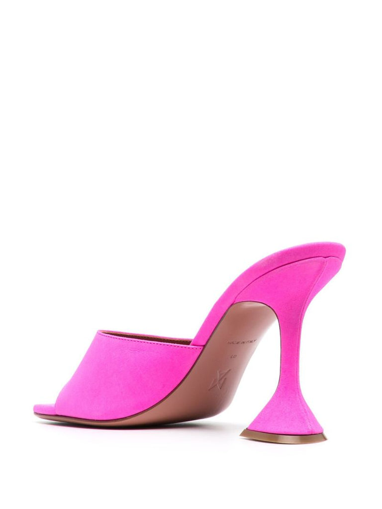 Pink Lupita 95 Suede Mules