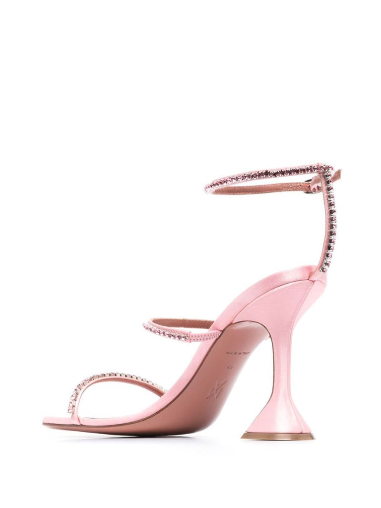 Pink Gilda 95 Triple Strap Sandals