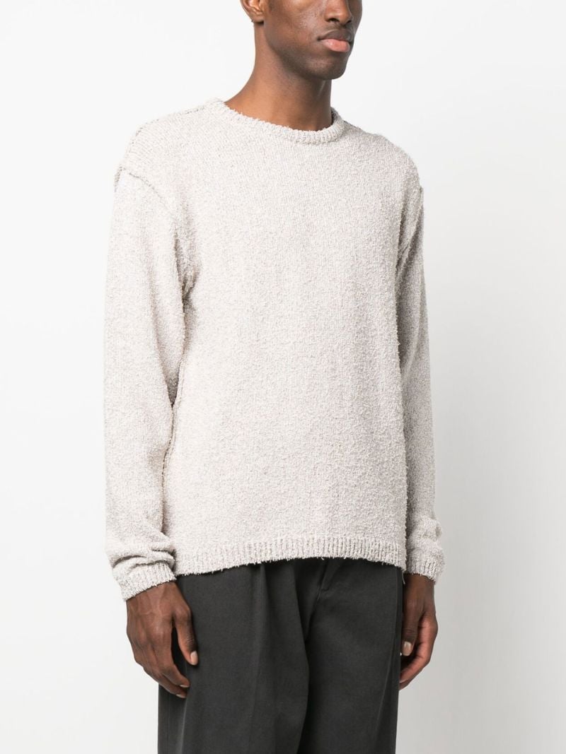 White BouclÃ_x0083_Â© Sweater