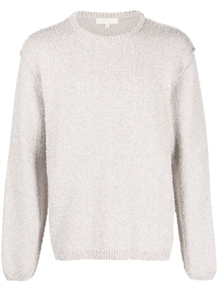 White BouclÃ_x0083_Â© Sweater