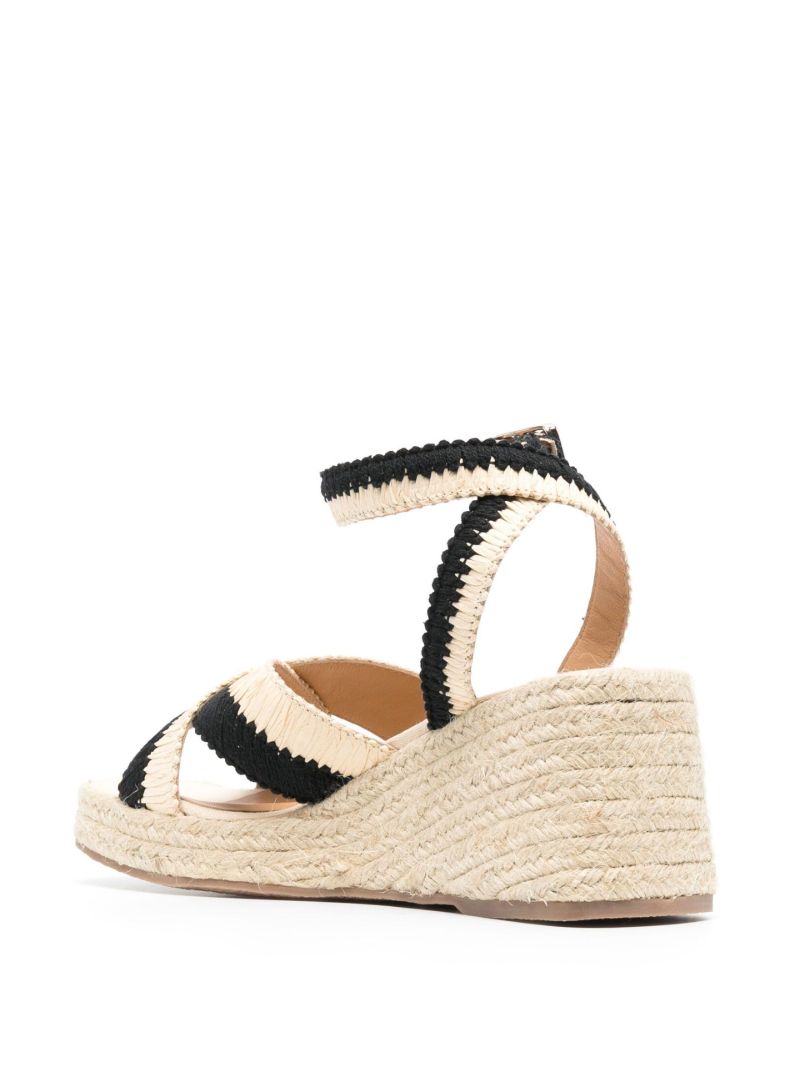 Beige Tatiana Wedge Espadrilles
