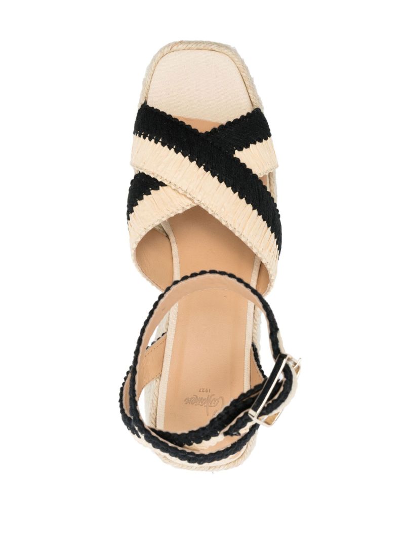 Beige Tatiana Wedge Espadrilles