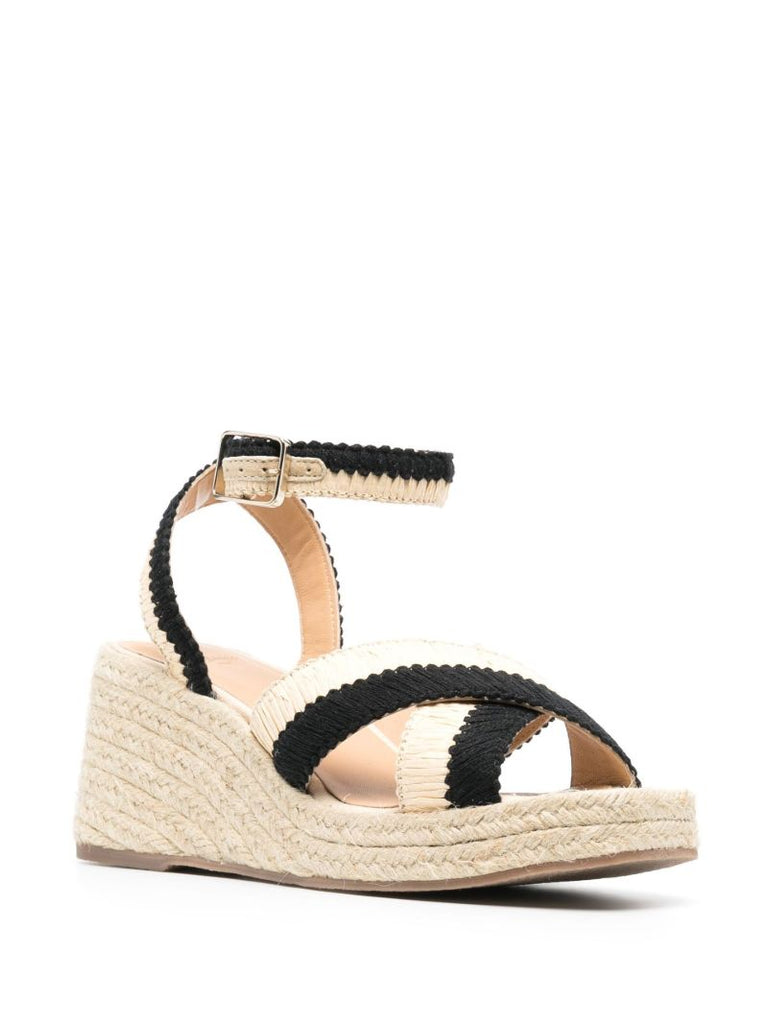 Beige Tatiana Wedge Espadrilles