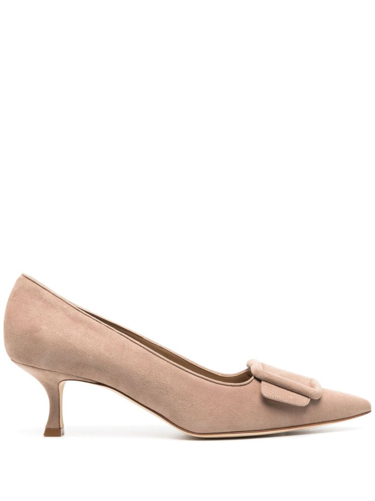 Neutral Maysale 50 Suede Pumps
