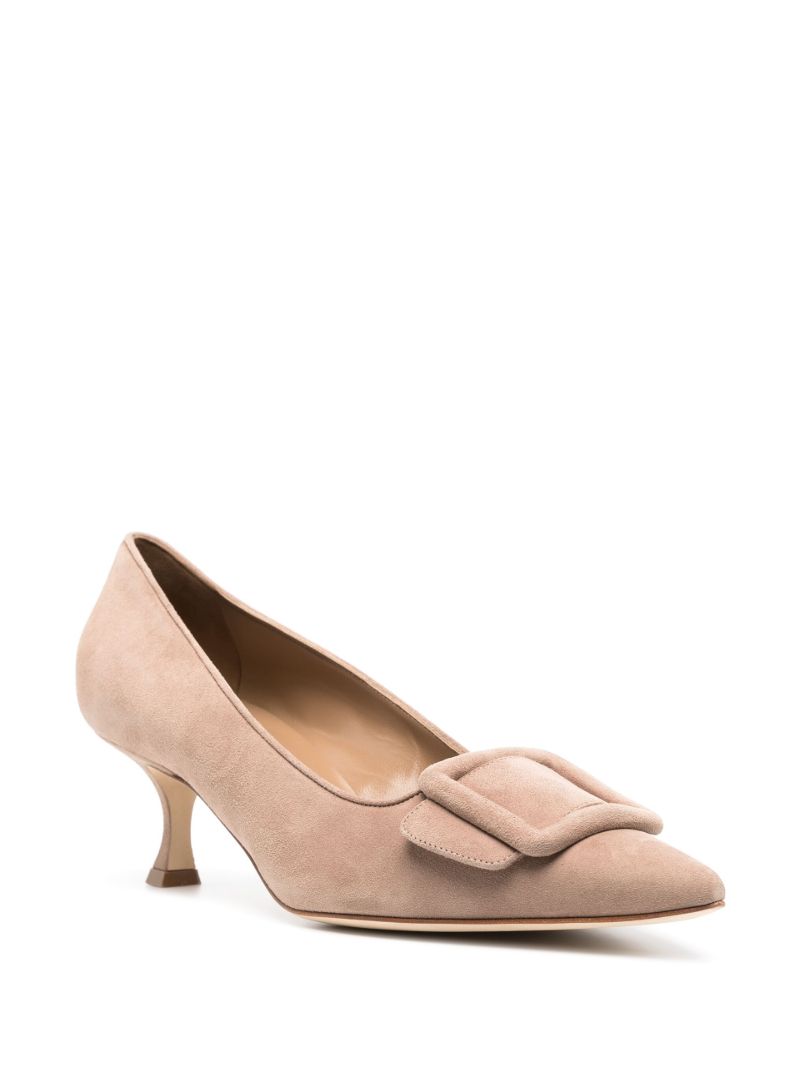 Neutral Maysale 50 Suede Pumps
