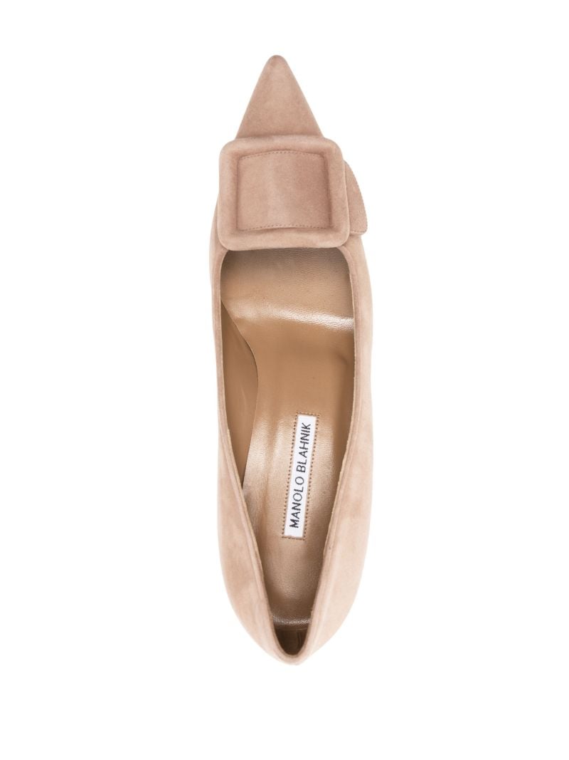Neutral Maysale 50 Suede Pumps