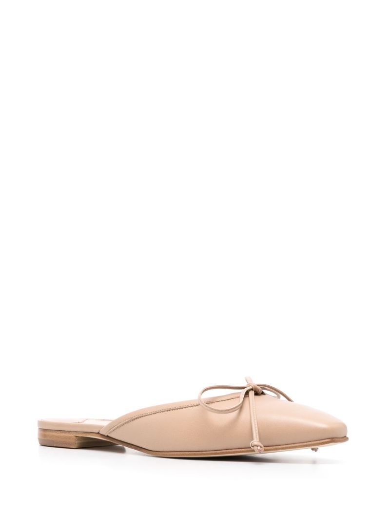 Neutral Ballermu Flat Mules