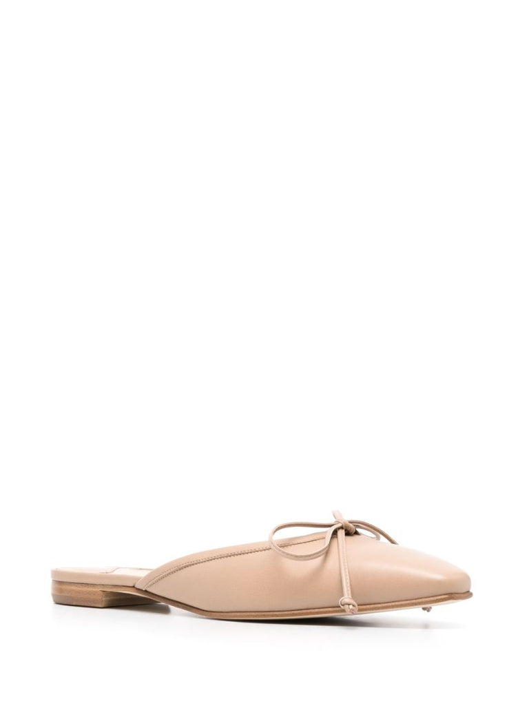 Neutral Ballermu Flat Mules