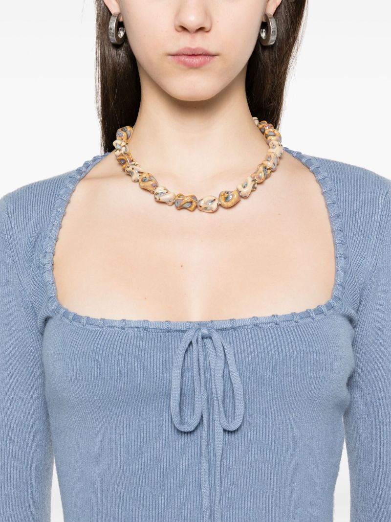 Blue Cropped Top