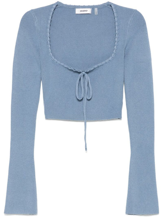 Blue Cropped Top