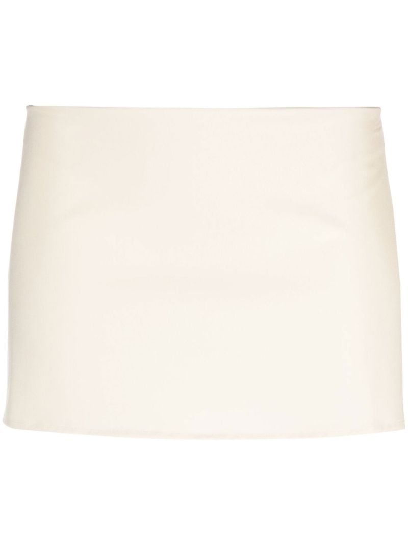 Neutral Low-rise Mini Skirt
