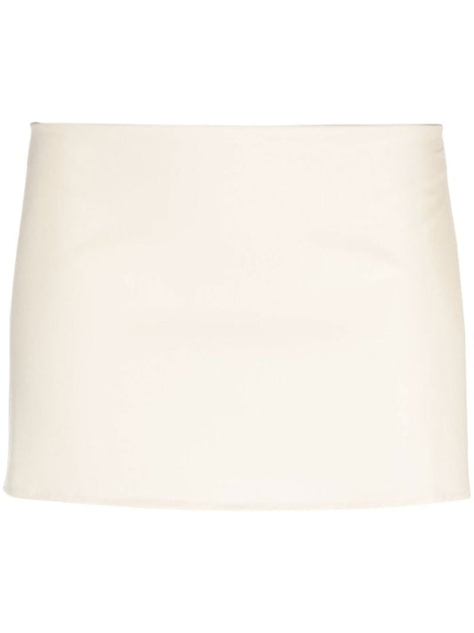 Neutral Low-rise Mini Skirt