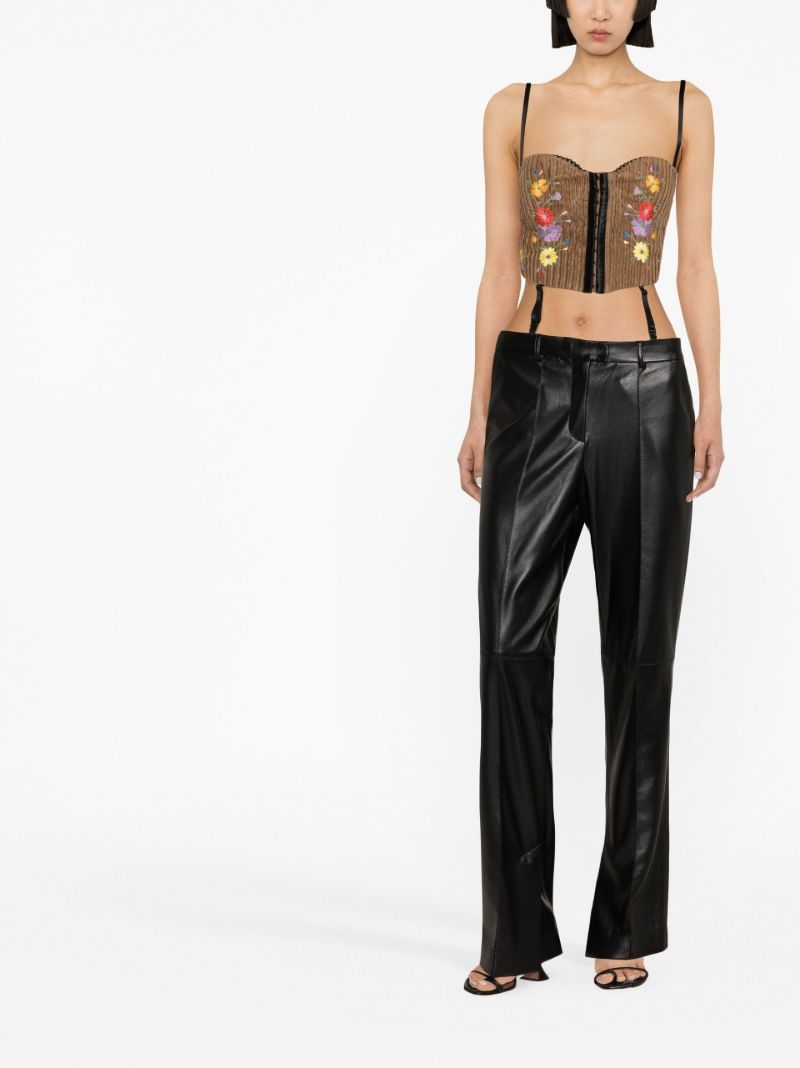 Brown Flora Balconette Corset