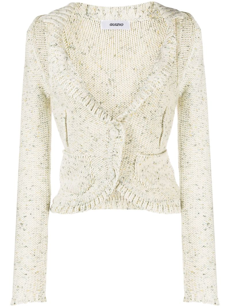 Neutral Cotton Cardigan