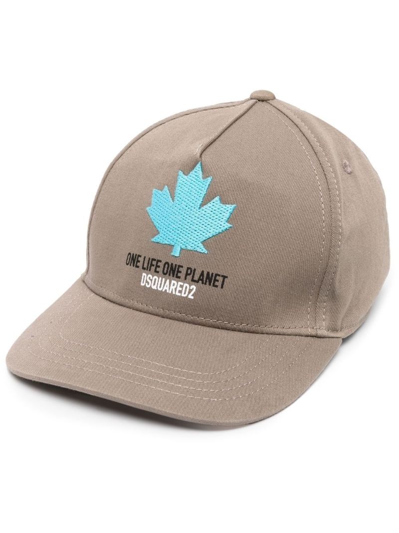 Green Logo-embroidered Baseball Cap