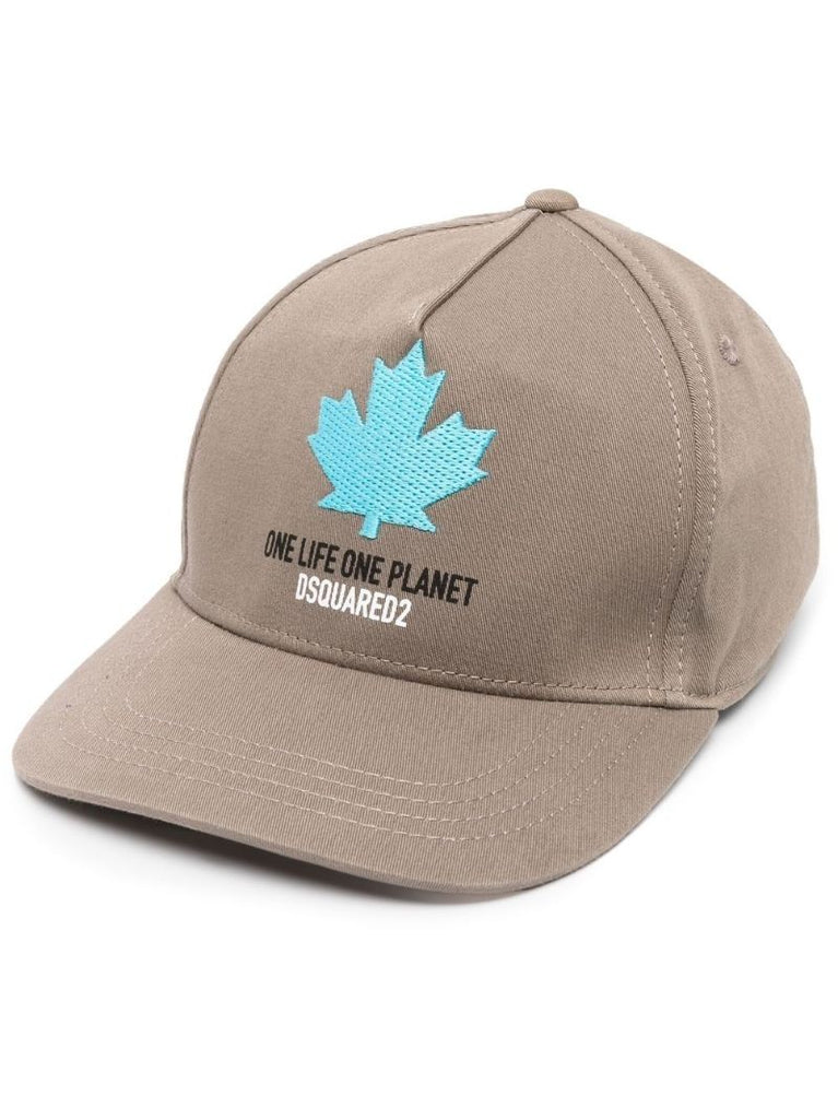 Green Logo-embroidered Baseball Cap