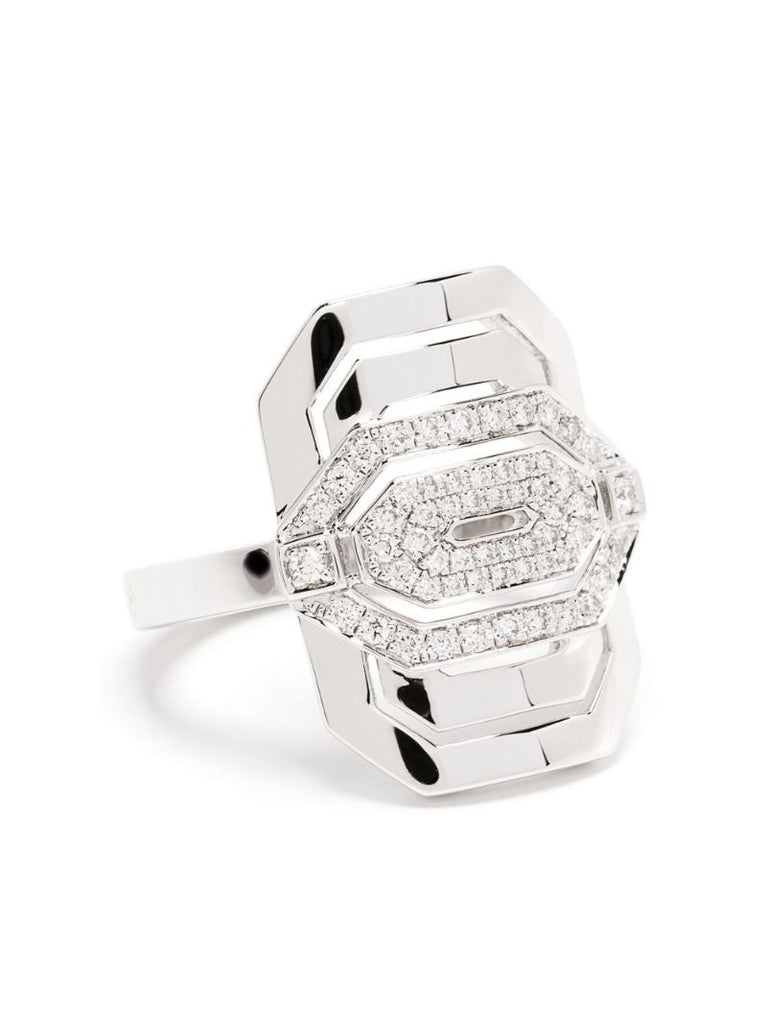 Sterling Silver Mini My Way Diamond Ring