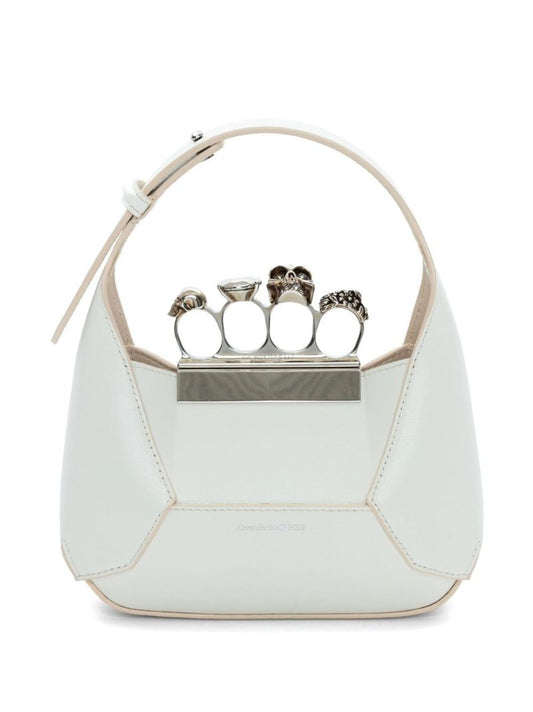 White Jewelled Hobo Mini Bag