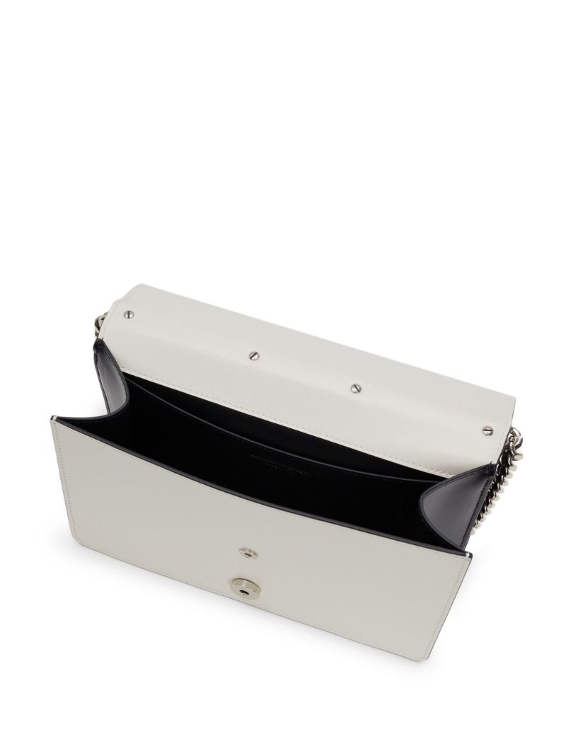 Black the Slash Jewelled Shoulder Bag