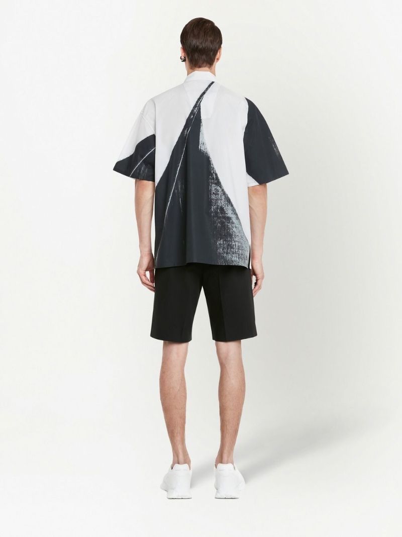 Black Double Diamond Printed Shirt