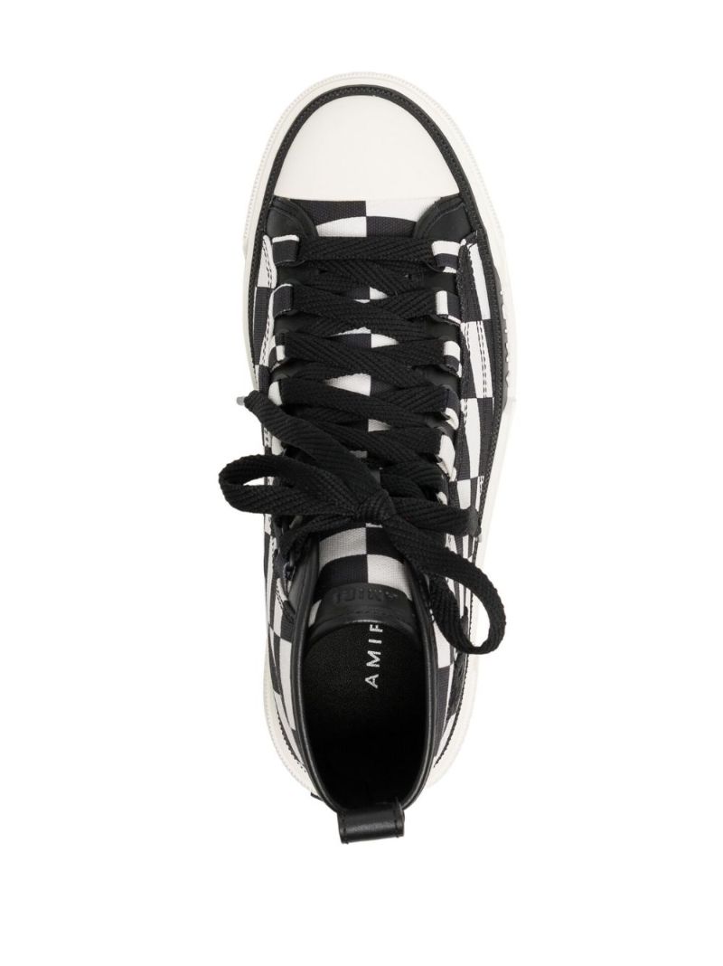 Red Bandana Ma Logo Court High-top Sneakers