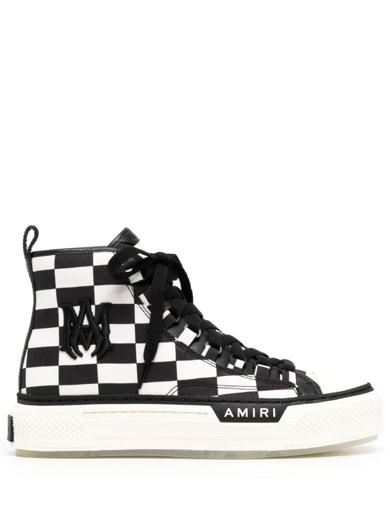 Red Bandana Ma Logo Court High-top Sneakers