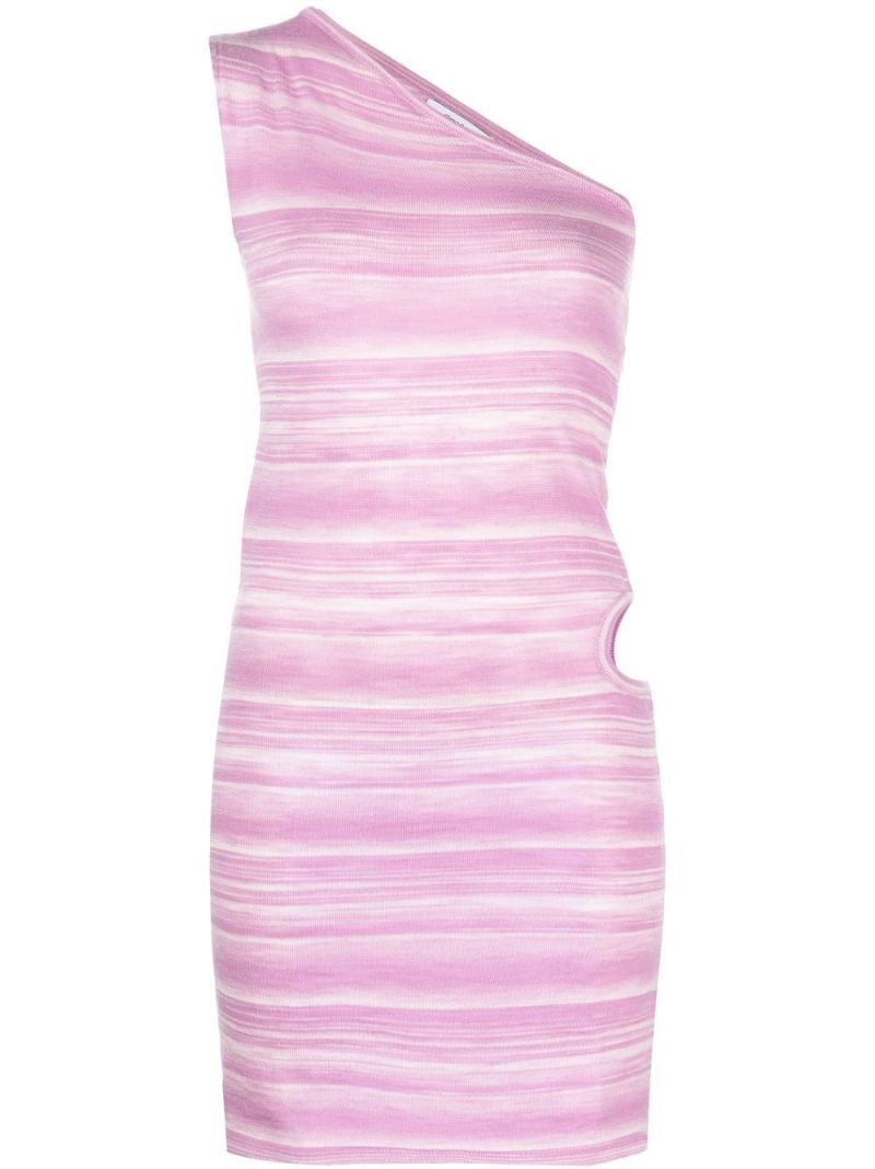 Pink One-shoulder Dress